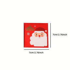 24sheets Cartoon Christmas Greeting Cards Mini Fold Small Cards Gift Envelopes