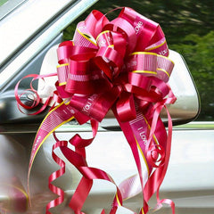 6pcs Wedding Pull Flower Car Room Decoration Supplies Gift Basket