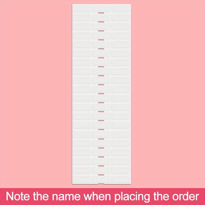 Transparent Name Stickers Waterproof Essential Gear For School Supplies
