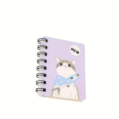 Cat Mini Notebook A7 Coil Book Portable Pocket Notebook