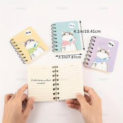 Cat Mini Notebook A7 Coil Book Portable Pocket Notebook