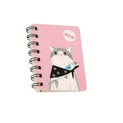 Cat Mini Notebook A7 Coil Book Portable Pocket Notebook