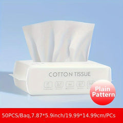 Cotton Face Towel Thickened Soft Makeup Remover 50 Sheets