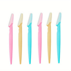 6pcs Precision Eyebrow Razor Shaver For Women And Men