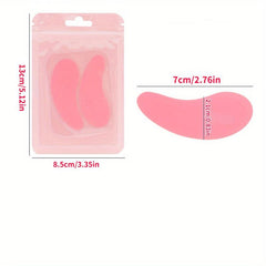 Reusable Eye Pads Silicone Stripe Lash Lift Patches Under Eye Gel Patch