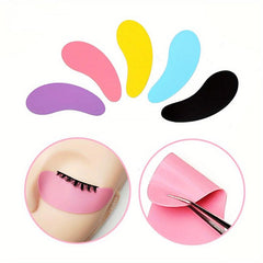 Reusable Eye Pads Silicone Stripe Lash Lift Patches Under Eye Gel Patch