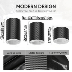 Carbon Fiber Car Sticker DIY Protector Strip