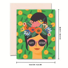 Christmas Tree Falling Card Angry Cat Attitude for Cat Lover