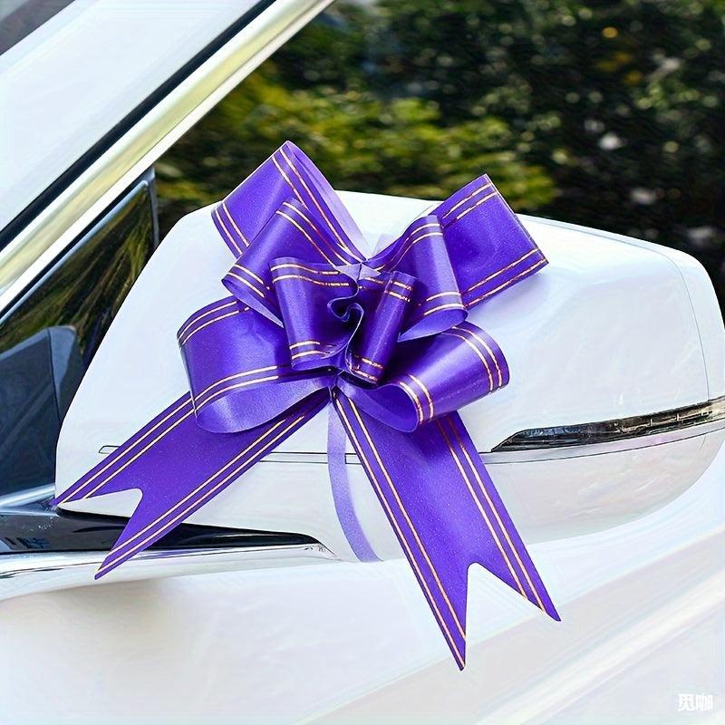 10pcs Pack Pull Bows Hand Held Flower Bow Tie Gift Packaging Supplies