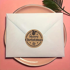 500 Merry Christmas Labels Stickers Gift Envelope Wrapping