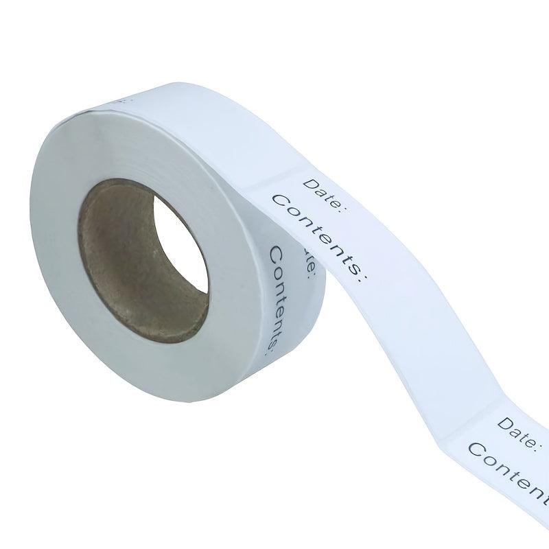 125 Dissolvable Food Labels for Freezer Jam Jars & Storage