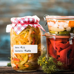 125 Dissolvable Food Labels for Freezer Jam Jars & Storage