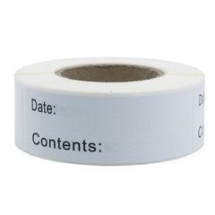 125 Dissolvable Food Labels for Freezer Jam Jars & Storage
