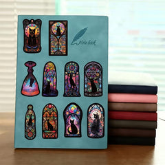 50 Pcs Gothic Cat Stickers Pack for Adults Teens Goth Spooky Scary Stickers