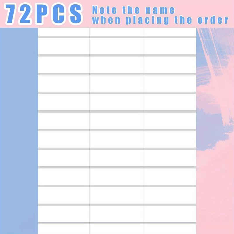 Personalized Label Custom Name Sticker Waterproof Kids School Stationery