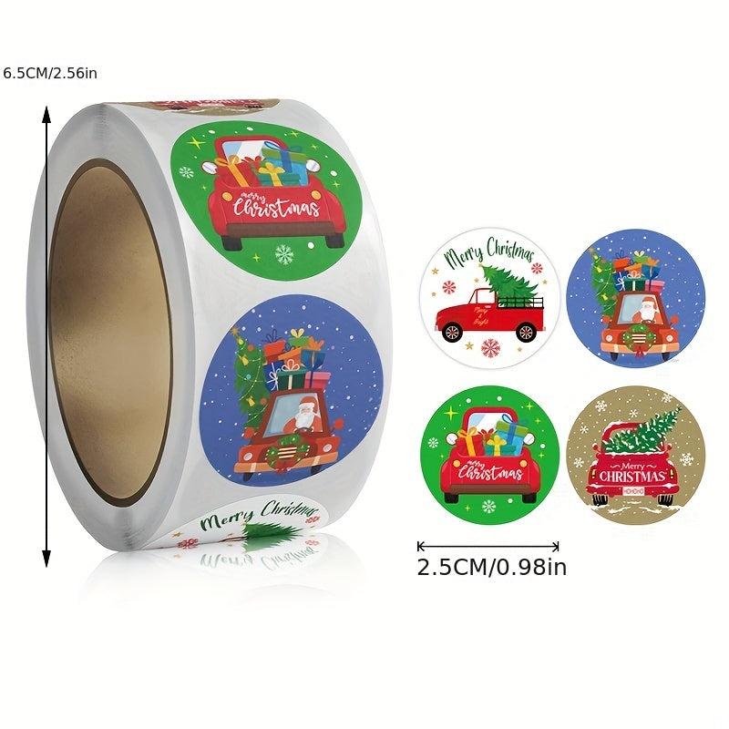 500pcs Christmas Envelope Sealing Sticker Toy Gift Decoration Label