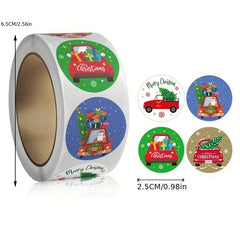 500pcs Christmas Envelope Sealing Sticker Toy Gift Decoration Label