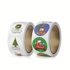 500pcs Christmas Envelope Sealing Sticker Toy Gift Decoration Label