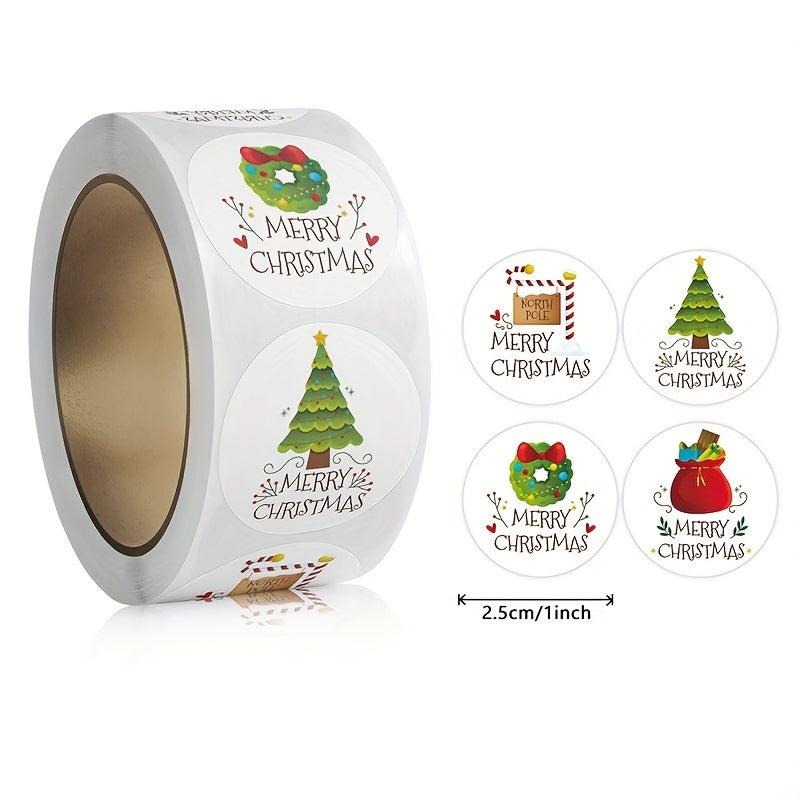 500pcs Christmas Envelope Sealing Sticker Toy Gift Decoration Label