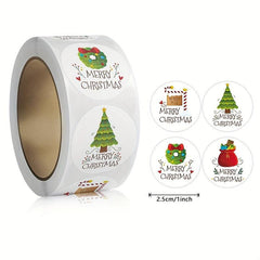 500pcs Christmas Envelope Sealing Sticker Toy Gift Decoration Label