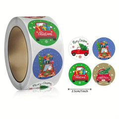 500pcs Christmas Envelope Sealing Sticker Toy Gift Decoration Label