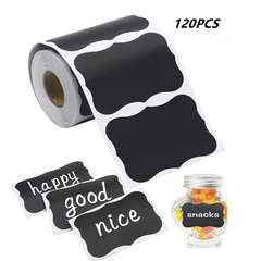 120pcs Chalkboard Labels Reusable Waterproof Stickers