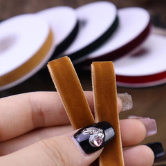57m Velvet Ribbon Lace Craft Ribbon Vintage for Christmas Gift Wrapping
