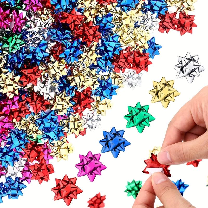 150pc Bright Gift Wrap Bows 2.54cm for Various Occasions