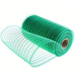 Golden Wire Mesh Fabric Flower Packaging Decorative Ribbon
