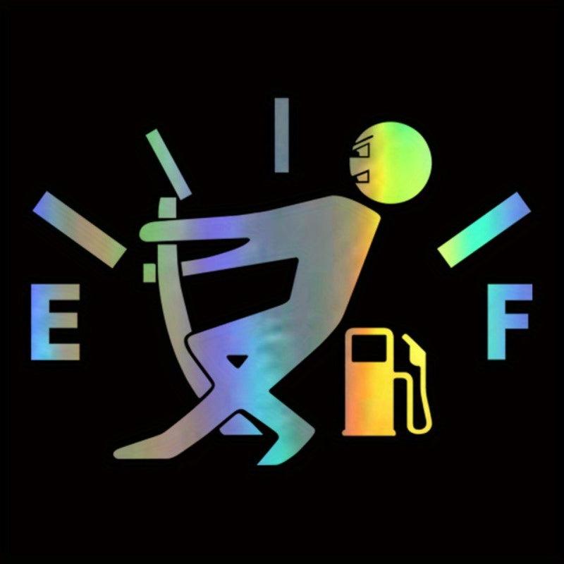 Funny Car Fuel Tank Cover Sticker Waterproof Reflective Car Decal