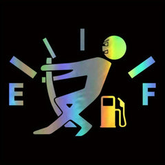 Funny Car Fuel Tank Cover Sticker Waterproof Reflective Car Decal