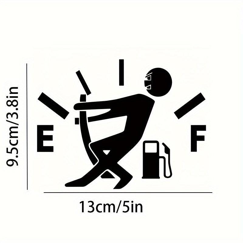 Funny Car Fuel Tank Cover Sticker Waterproof Reflective Car Decal