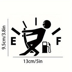 Funny Car Fuel Tank Cover Sticker Waterproof Reflective Car Decal