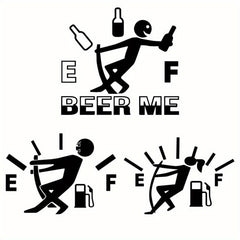 Funny Car Fuel Tank Cover Sticker Waterproof Reflective Car Decal