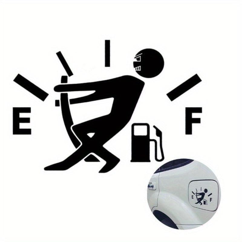 Funny Car Fuel Tank Cover Sticker Waterproof Reflective Car Decal