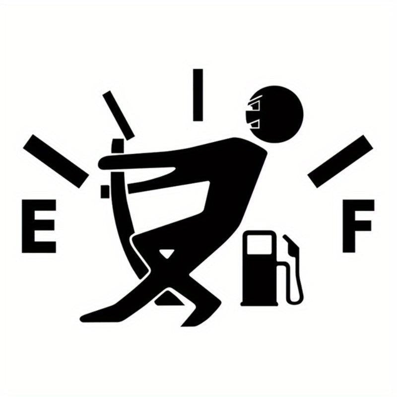 Funny Car Fuel Tank Cover Sticker Waterproof Reflective Car Decal