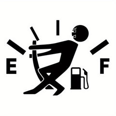 Funny Car Fuel Tank Cover Sticker Waterproof Reflective Car Decal