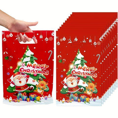 10pcs Christmas Beaded Gift Bag Small Business Supplies