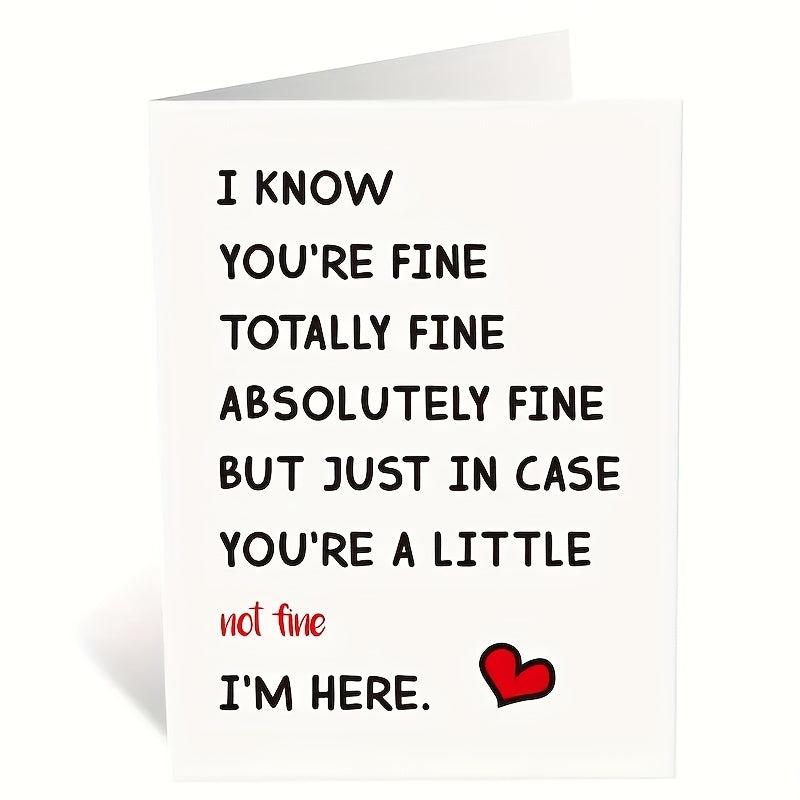 Encouragement & Missing You Card - Good Luck/ Birthday for Sister & Brother