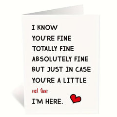 Encouragement & Missing You Card - Good Luck/ Birthday for Sister & Brother