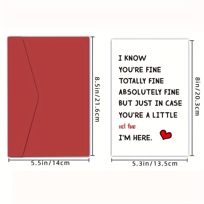 Encouragement & Missing You Card - Good Luck/ Birthday for Sister & Brother