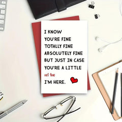 Encouragement & Missing You Card - Good Luck/ Birthday for Sister & Brother