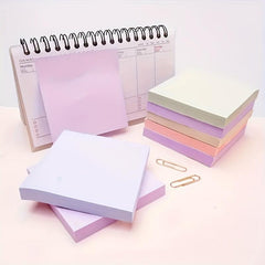100 Sheets Mixed 4 Colors Sticky Notes Notebook Stickers Office Memo Stickers