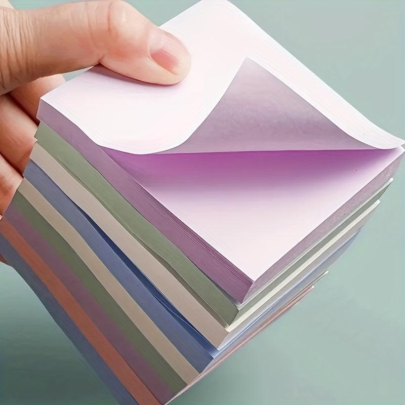 100 Sheets Mixed 4 Colors Sticky Notes Notebook Stickers Office Memo Stickers