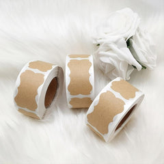 250pcs Bone Shaped Adhesive Seal Stickers Gift Tags