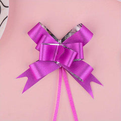 10pcs Glitter Pull Bows Gift Wrapping Ribbons Pull Flower Bow DIY
