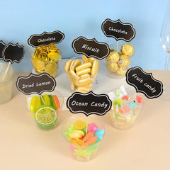 24pcs Mini Blackboard Paperboard Business Card Holder