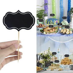 24pcs Mini Blackboard Paperboard Business Card Holder