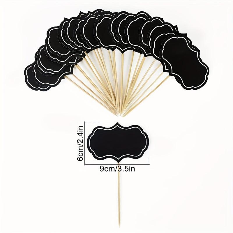 24pcs Mini Blackboard Paperboard Business Card Holder