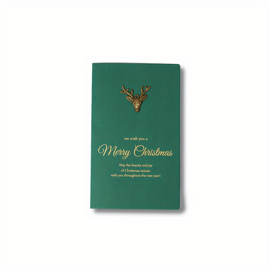 1pc Christmas Card Wrapped Greeting Card Envelope Christmas Blessing Gift